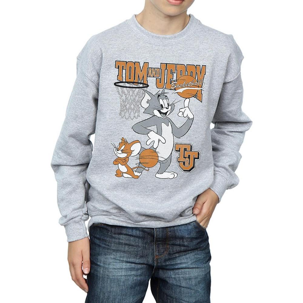 Tom and Jerry Толстовка для баскетбола с вращением для мальчиков