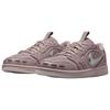 Jordan Air Jordan 1 Breathable Low top Vintage Basketball Shoes Women's Pink Silver HQ2186-601