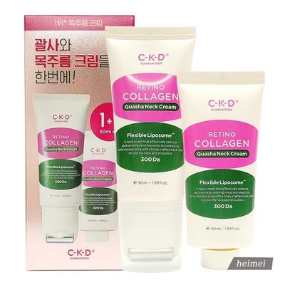 CKD Retino Collagen Low Molecular 300 Gua Sha Neck Wrinkle Cream Original 50ML + Refill 50ML Special