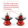 For Ducati MONSTER 821 937 950 950 Plus 899 PANIGALE 959 PANIGALE 6mm Motorcycle Swing Arm Spools Screws Swingarm Stand Bobb