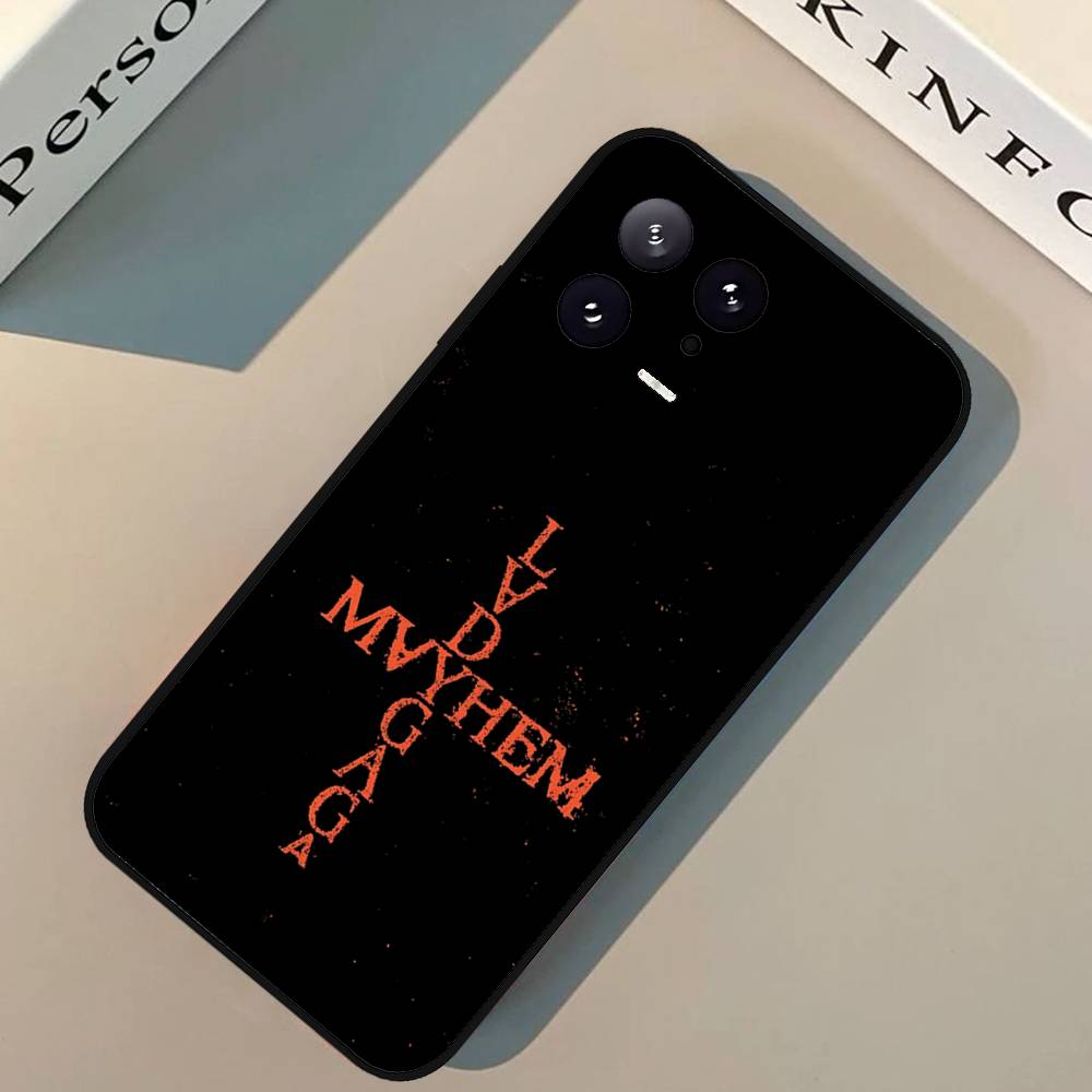 Singer A-Lady Gaga-S Phone Case For Xiaomi 11 12 Redmi Note 11 5G 8T 9A 9 10T Note8Pro Note9 12SUltra Black Case
