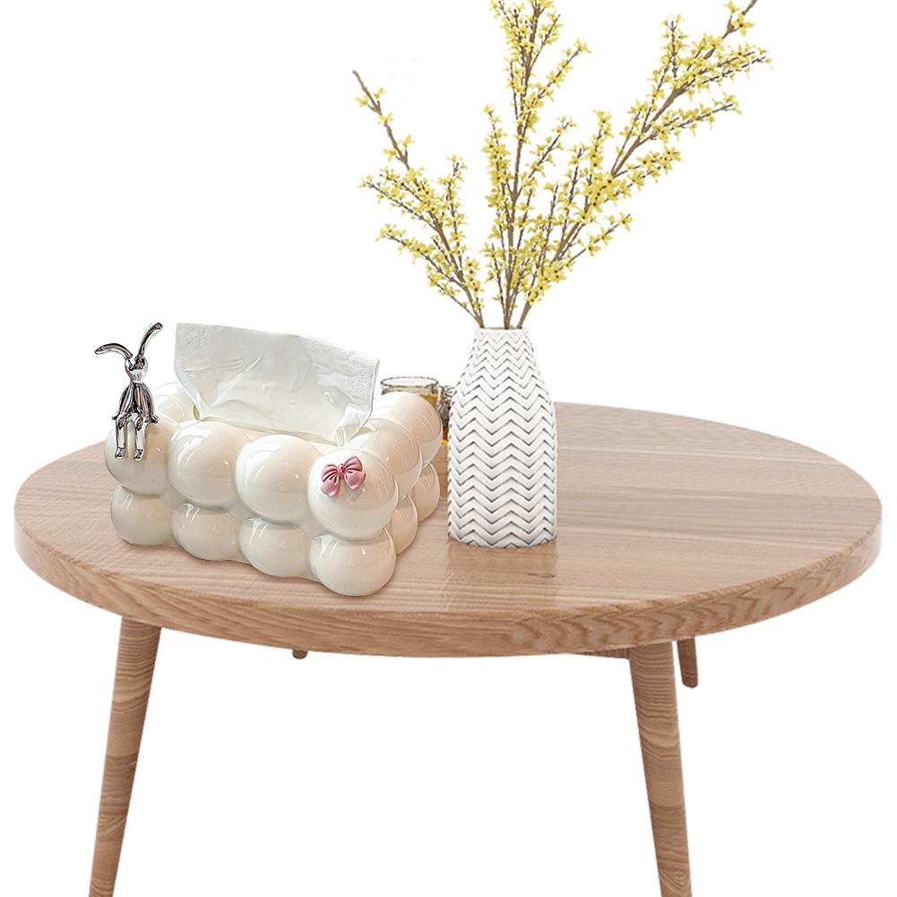 Bubble Tissue Holder Minimalist Paper Storage Box Creative Cotton Candy Tissue Cover Home Decoration