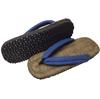 Geta Radial Crow Cushioned Made In Blue L [Edoten] Sandals, Sole, Bamboo, Strap, Japan, Denim,