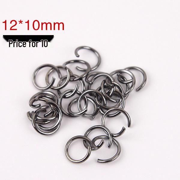 Gold-Plated & Silver-Plated Jump Ring Nine-Needle Keychain DIY Jewelry Accessory