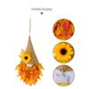 Maple Leaves Artificial Leaves Gnome Flower Hat Pendant for Thanksgiving Farmhouse Window Party Decoration