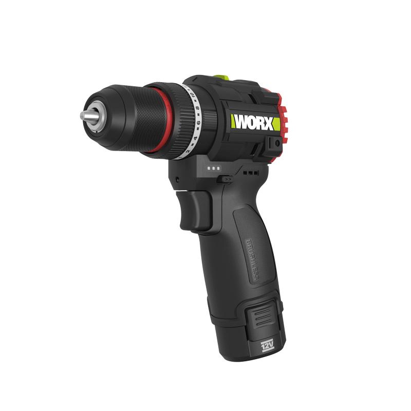 Trapano/Avvitatore a Batteria Senza Spazzole Worx 12V 50N·m Spina CN (adattatore incluso)