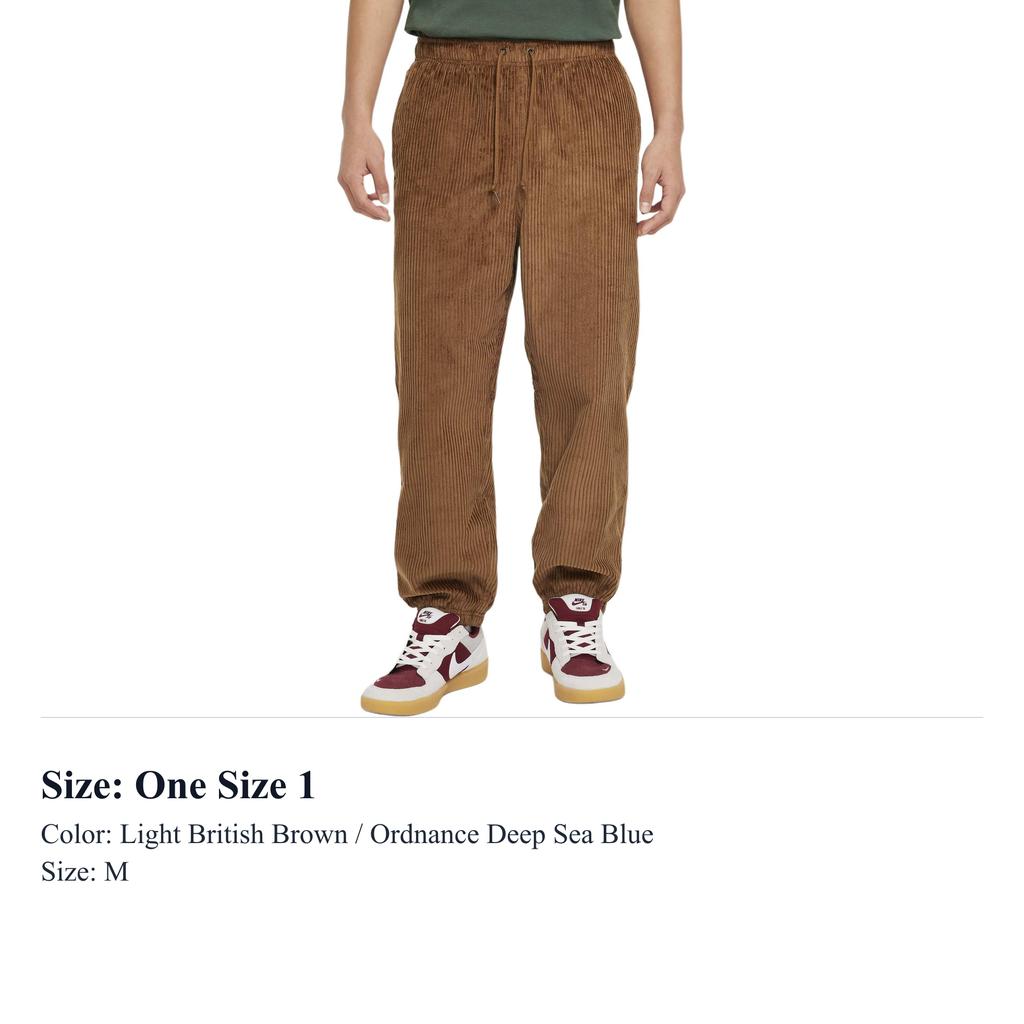 Nike Pantaloni Casual SB Unisex Marrone Terra Chiaro Britannico/Blu Mare Scuro Arsenal FV7396-281