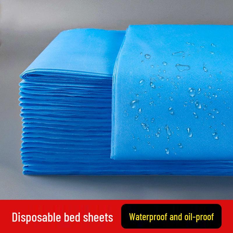 Waterproof, Oil-proof Disposable Massage Bed Sheets with Hole - Thickened, Breathable, Non-woven for Beauty Salons