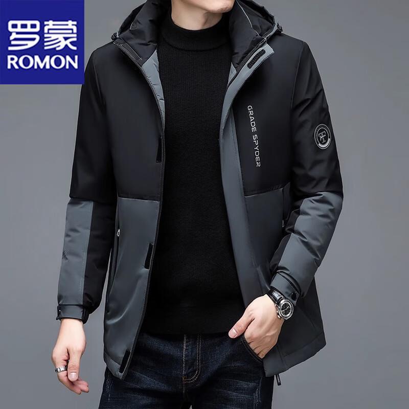 

Romon Men s Hooded Padded Winter Jacket 5XL