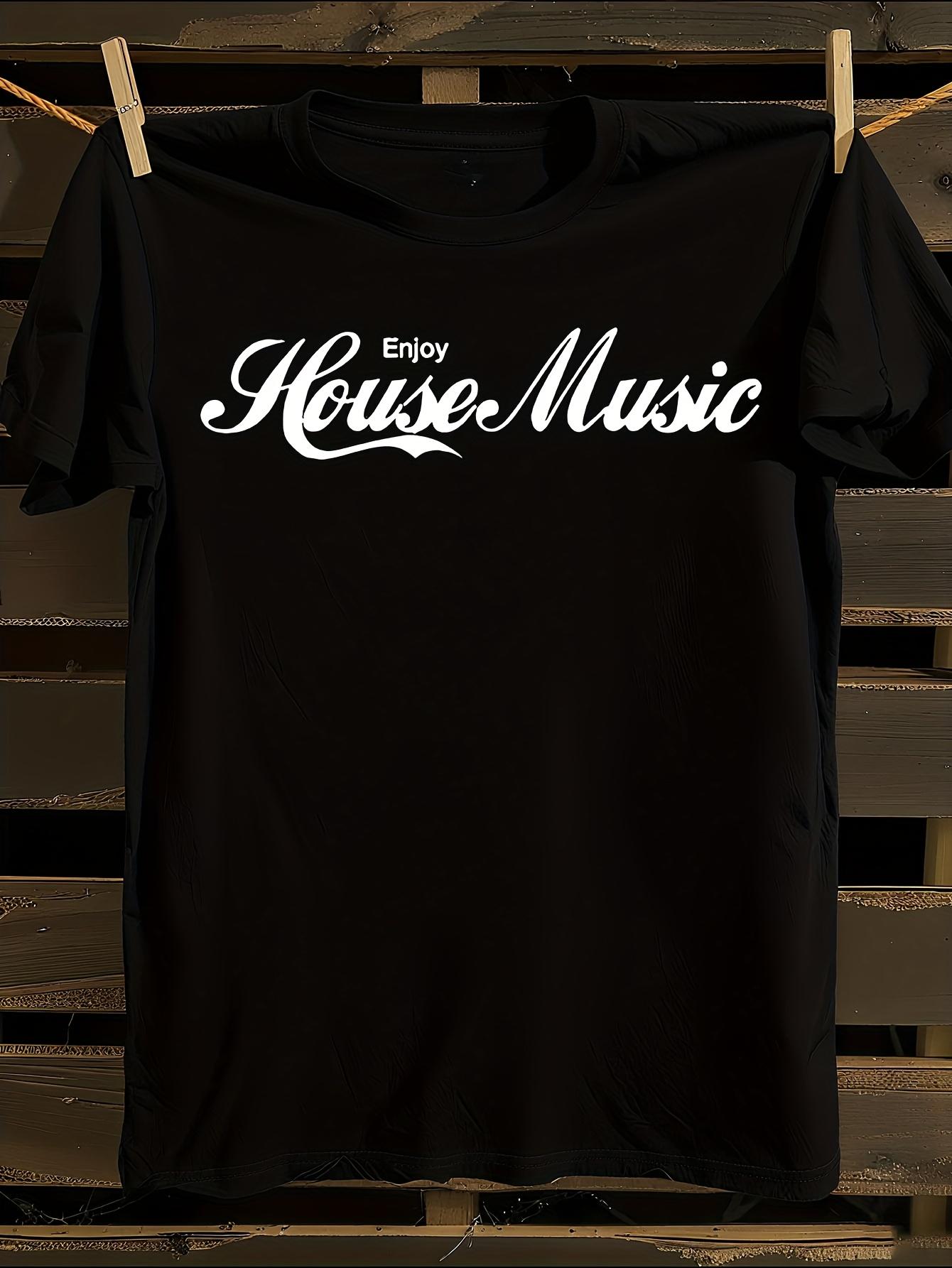 ENJOY HOUSE MUSIC Graphic T-shirt XXXL
