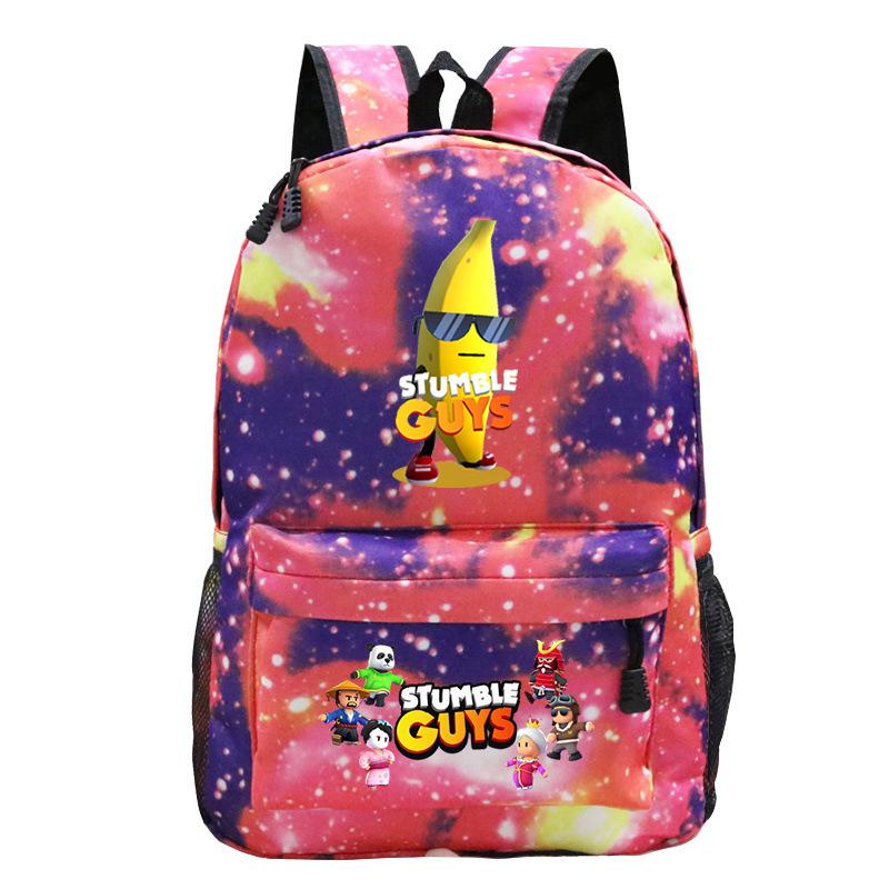 Collision Party Game Merchandise Printing Trend Student Leisure Children Double Shoulder Bag