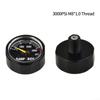 Metalworking Pressure Gauge Manometer 3000 Psi Black M8*1.0 Thread
