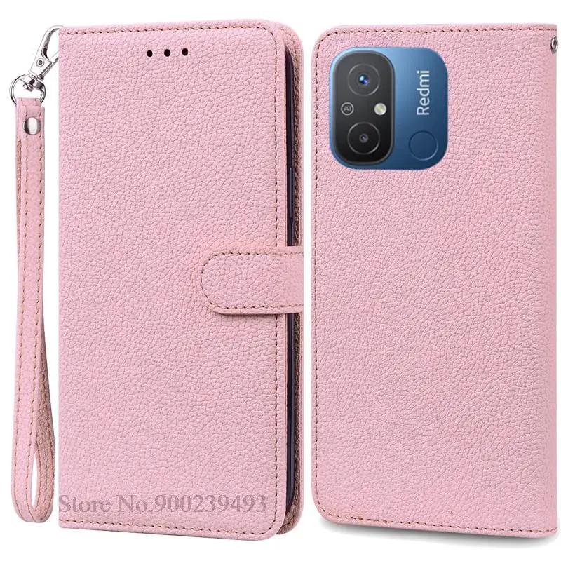16 Farben Redmi 12C Hülle für Xiaomi Redmi 12C Hülle Leder Brieftasche Flip Case für Redmi 12C 12 C redmi12c Schutzhülle Kartensteckplatz Halter Abdeckung