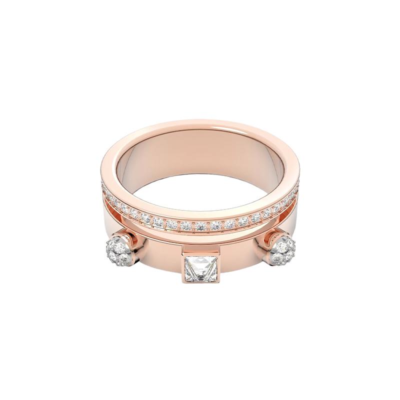 Swarovski Thrilling crystal ring for women 5567124 золотой