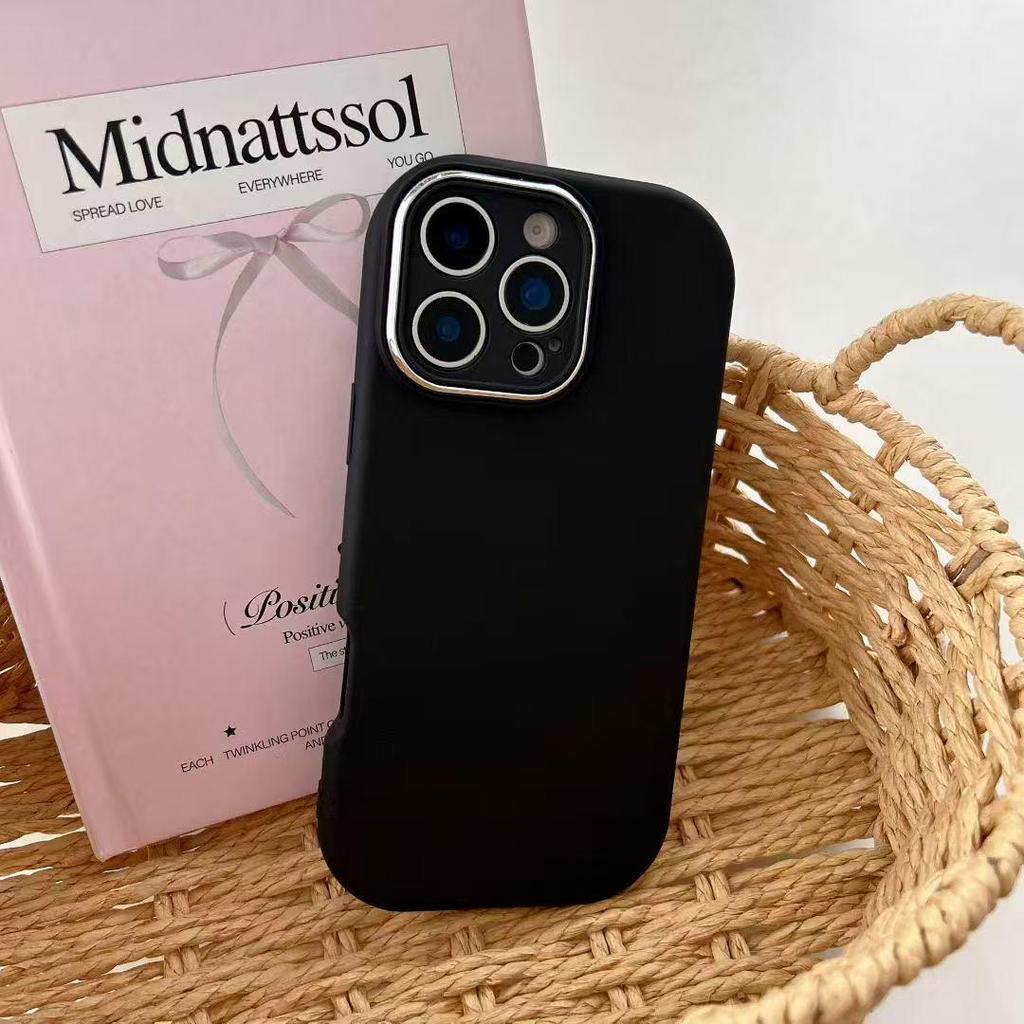 New Soft TPU Candy Color Phone Case for Apple 17ProMax to 11 - Solid Color Protective Cover with Precise Cutouts