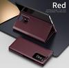 Flipové kožené pouzdro pro Samsung Galaxy Z Fold6/5/4/3 s chytrým displejem, LED zobrazením, okénky a držákem na karty/peněženkou, kryt na telefon