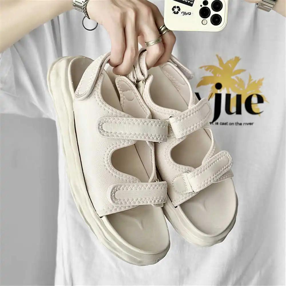 Beige Lightweight Shoes Wide Men Sandals Luxury Indoor Slippers Living Room Sneakers Sport Tens Besket Newest Tene