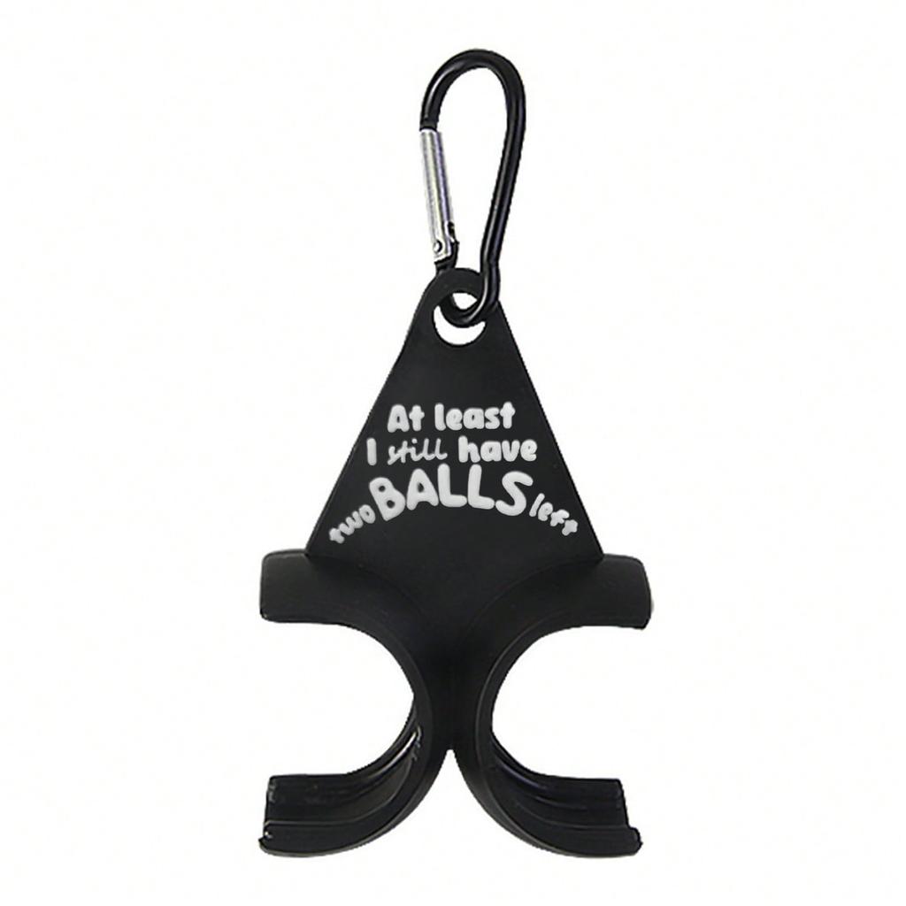 Lustiger Golfballhalter Golfzubehör Schwarz 3D-gedruckter Golfschlägerhalter Sportgeschenk für Golfer Männer
