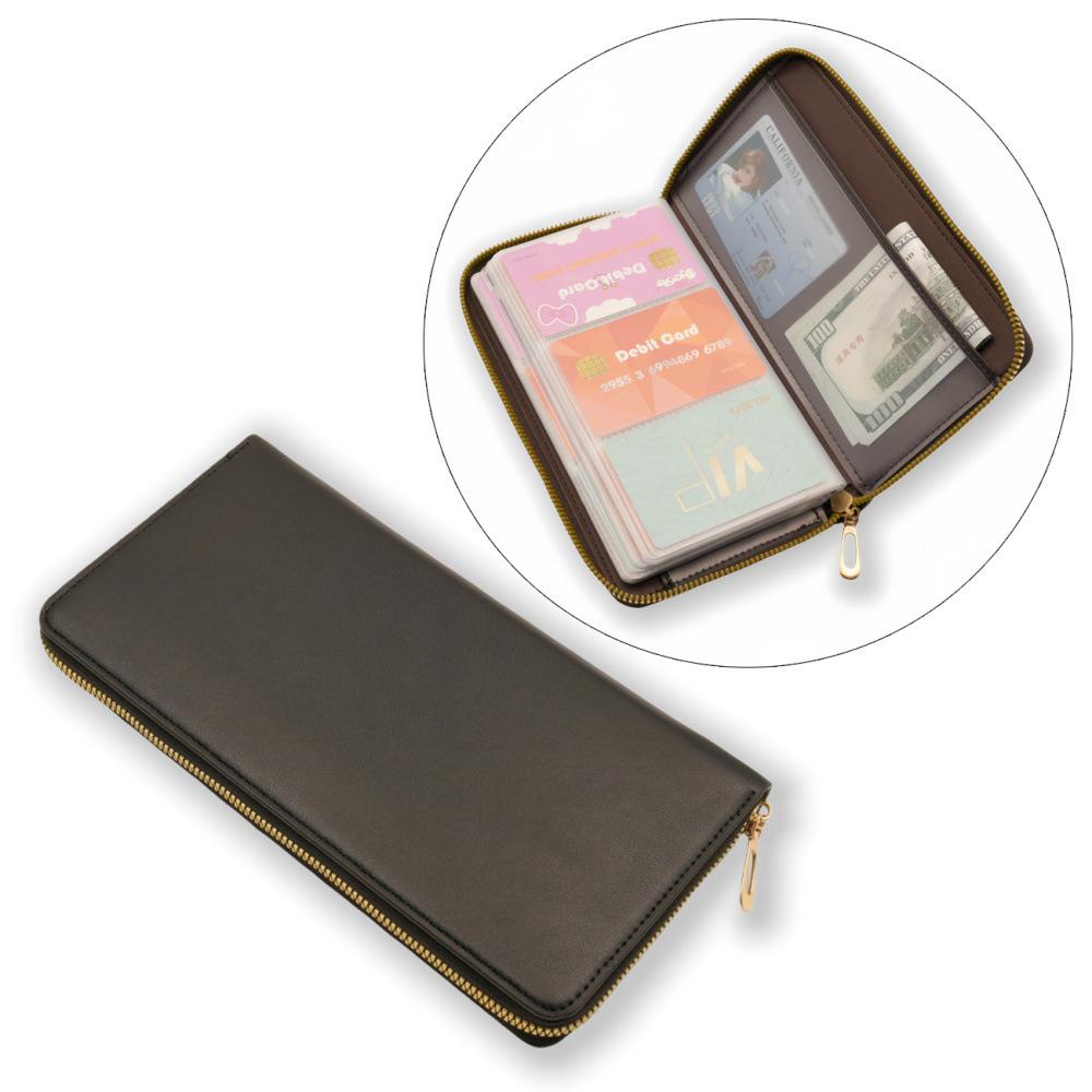 Multifunctional Passbook & Card Organizer with Coin Holder