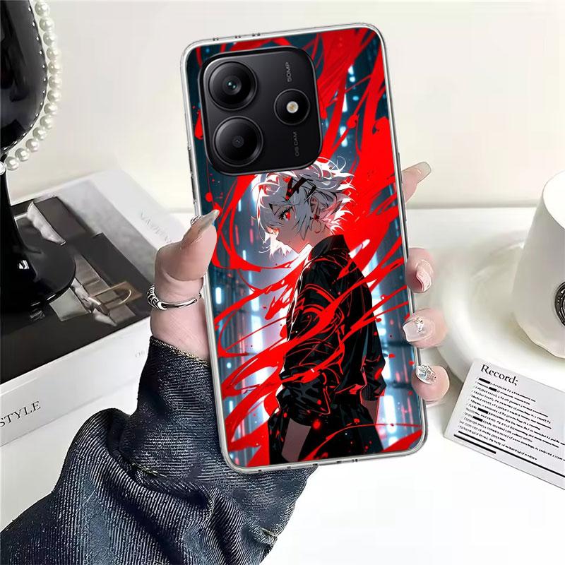 G-Ghoul Tokyo Touka Kirishima Soft Phone Case For Xiaomi Redmi Note 15 14 14S 13 12 Pro Plus 12S 11 11S 11E 10 10S 11T 5G Fundas