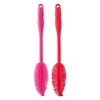 Multipurpose Long Handle Dish Brush Silicone Scrubber Brush For Cleaning Milk Bottles Flasks Narrow Mouthed Container