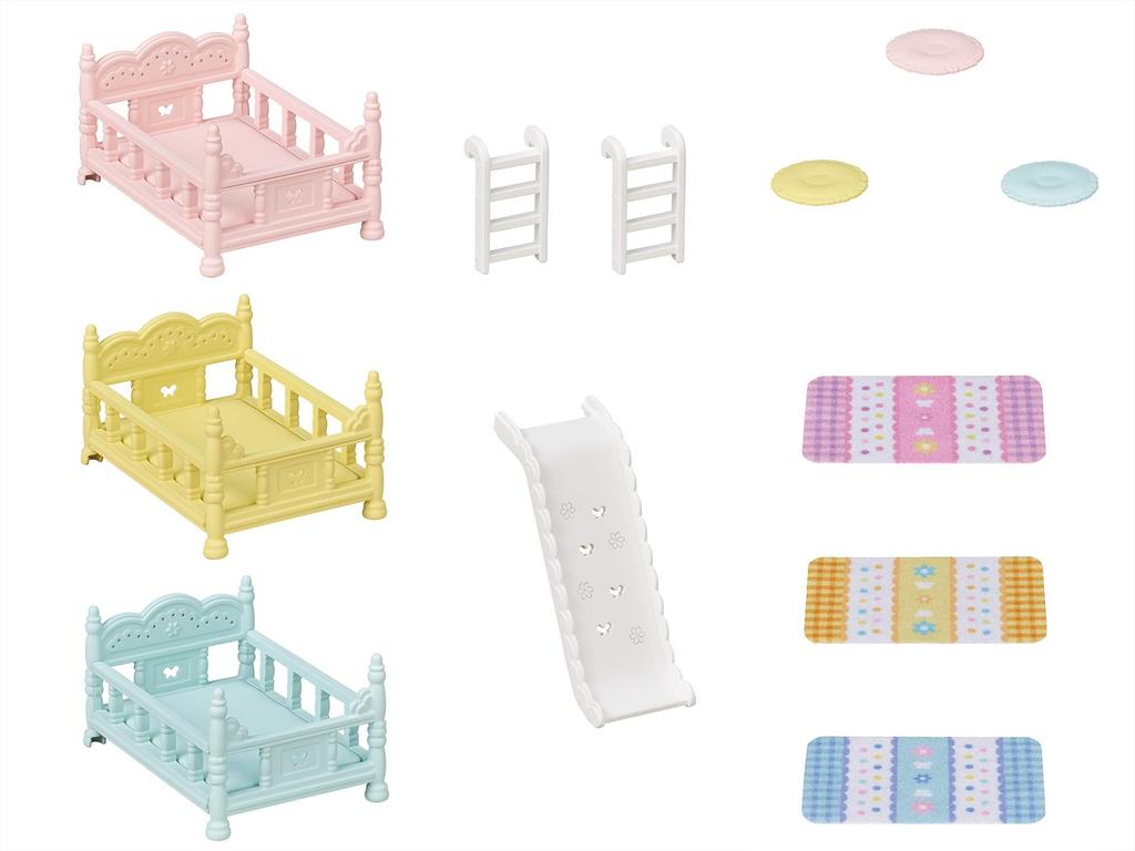 Sylvanian Families Furniture [Baby Bunk Bed] Ka-219 ST Mark, Ages 3 and Up, Toy Dollhouse, Sylvanian Families, EPOCH
