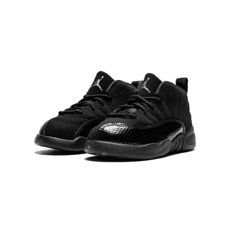 Air Jordan 12 Retro Toddler 'Rush Pink' (Unisex) Black / Dark Grey-Rush Pink Toddler Shoes 819666 006