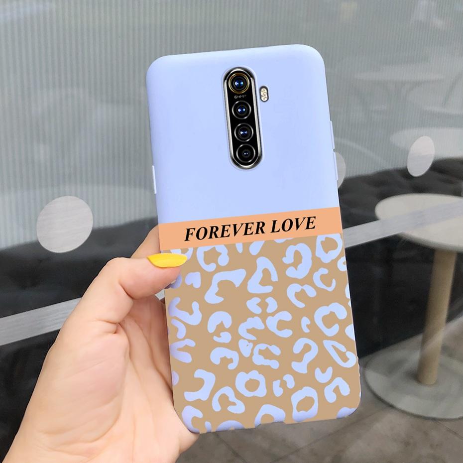 For Realme X2 Pro Phone Case Realme XT X2 Lovely Printing Candy Color Silicone Back Cover For RealmeX2 X 2 Pro XT Soft TPU Coque