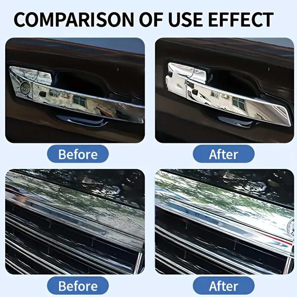 JOKJOK Chrome Plating Fix Update for Car Windows - ABS Material, Universal Fit, Restores Shine and Brightness to Chrome Plated S