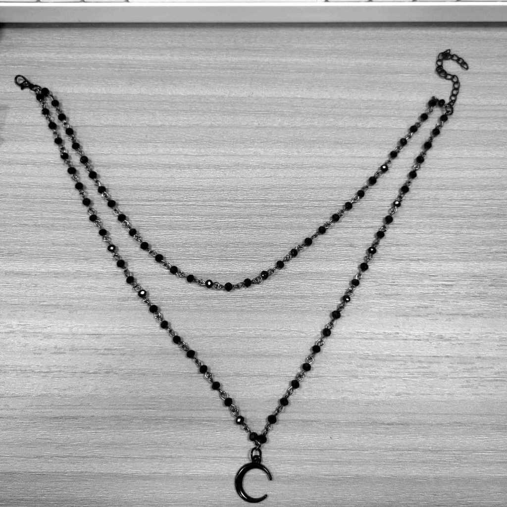 Gothic Cross Necklace For Women With Alloy Pendant And Punk Style Fashion Accessory