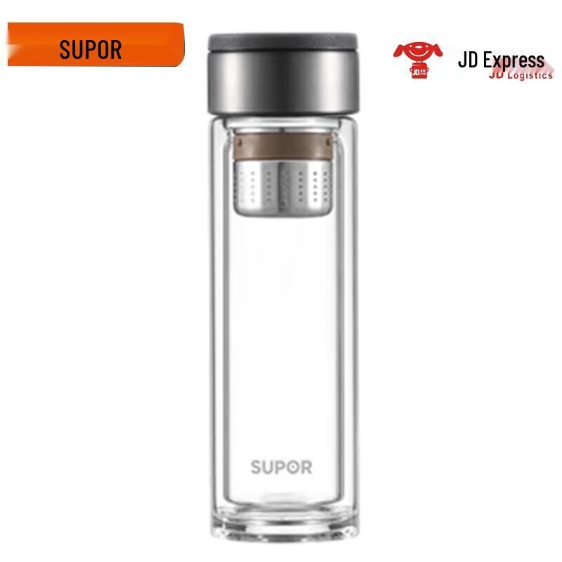Supor Double Wall Borosilicate Glass Mug