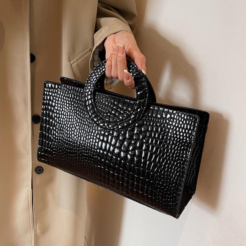 Luxury Crocodile Pattern Women Handbag Fashion Shoulder Bag Famous Brand Designer PU Leather Crossbody Bag Ladies Large Hand Bag