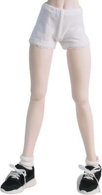 DD Compatible Length Leggings with Fitness Daily Casual 60cm BJD Doll Clothes [Petite Marie] 1/3 1/4 Lace, White, Spats, Pants, Pants, Pants, Doll,