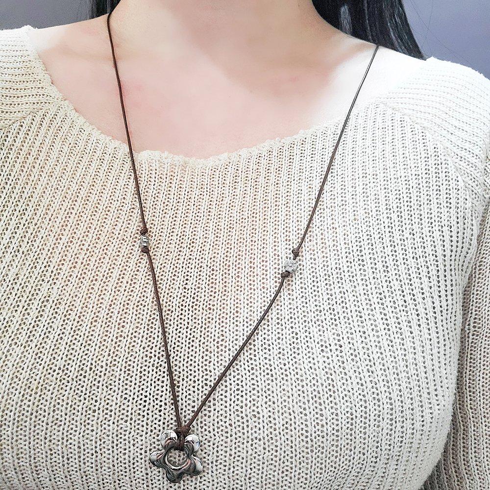 Daisy Flower String Necklace