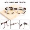 3PCS Unisex Reading Glasses Set Blue Light Blocking High-Quality Lenses Tortoiseshell Leopard Print Frame +1.0 to +3.0 Diopter