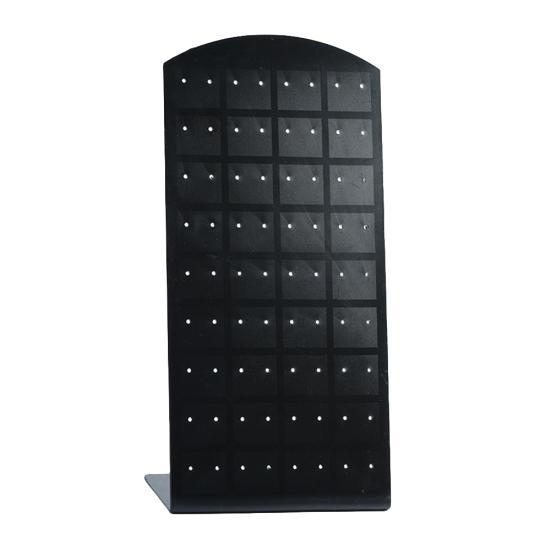 

L Shape 24/48/72 Holes Ear Stud Earrings Display Rack Jewelry Holder Organizer L чёрный