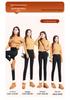 Women's Slimming Lambswool Pencil Pants, Plus Velvet Thickening, Elastic Autumn/Winter Base Layer In Black