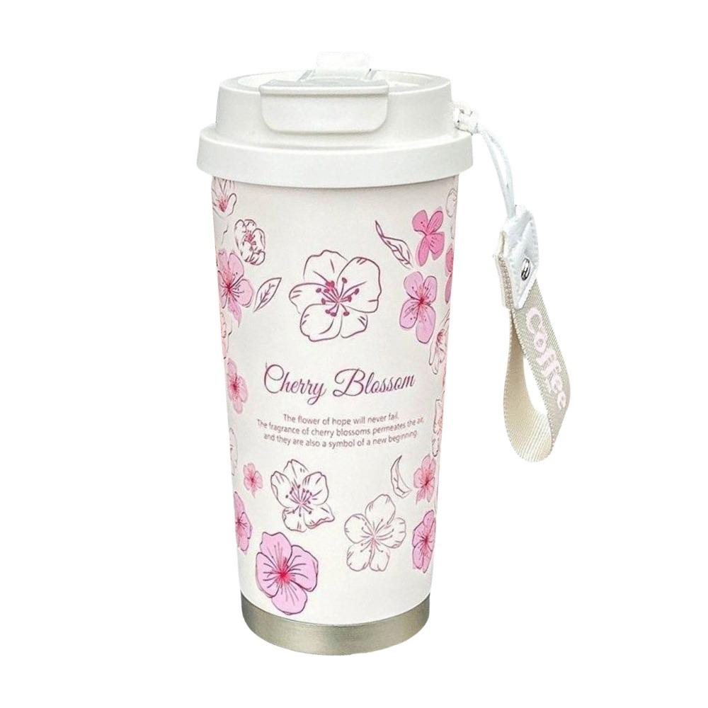 500ml Coffee Cup Double-layer Vacuum Mug Portable Insulated Mug Travel