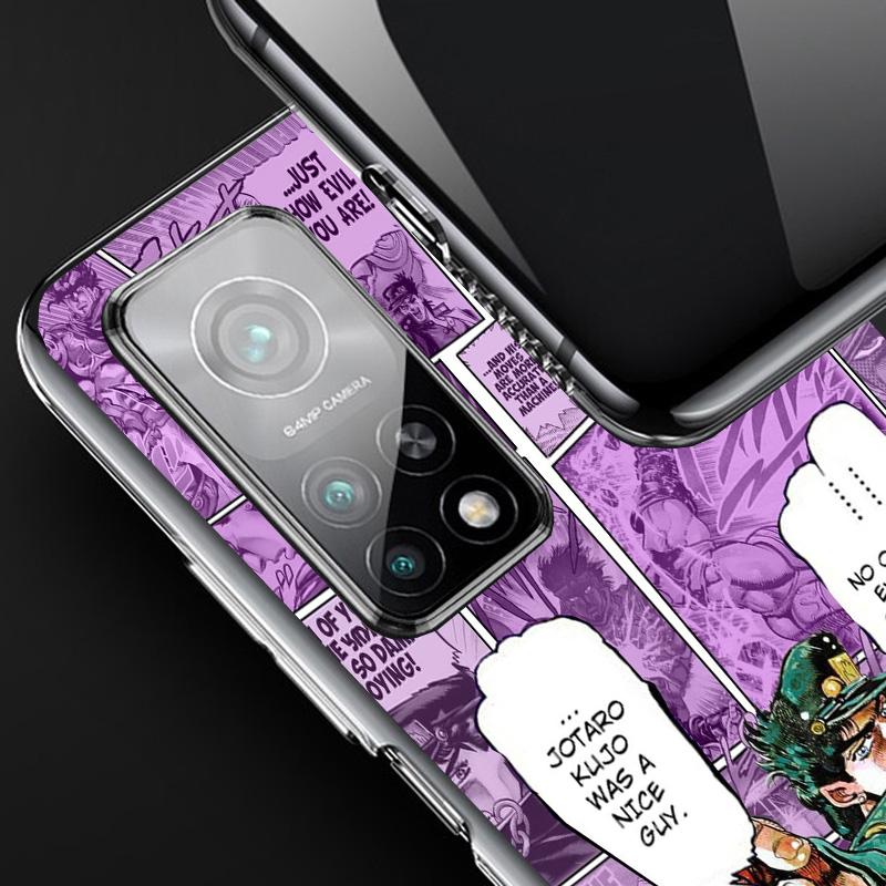 JoJo Bizarre Adventures Anime Phone Case For Xiaomi Redmi Note 15 14 13 12S 12 11 Pro Plus 14S 11S 11E 10 10S 11T 5G Personalize