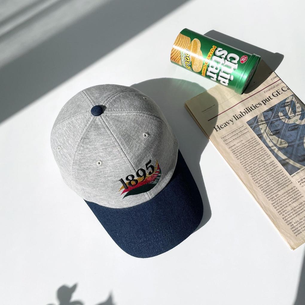 Unisex Basic Daily Denim Color Block 1985 Ball Cap