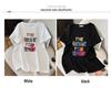 Plus Size Women's Loose Mid-Length Short-Sleeve Round Neck T-shirt (200/300/350 jin)