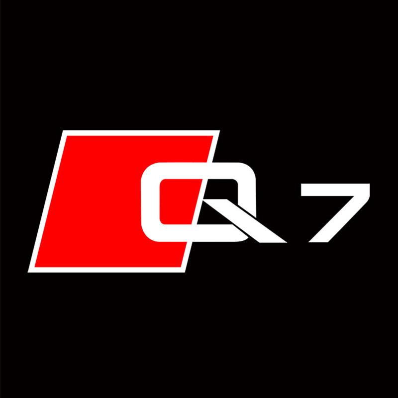 For Audi C6 2pcs LED Car Door Shadow Courtesy Light for Audi A1 A3 A4 A4L A5 A6 A7 A8 Q3 Q5 Q5L Q7 Q8 Laser Projector Welcome Logo lamps