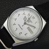 AUTOMATIC VINTAGE REFURBISHED SEIKO 5 6309A JAPAN MENS WHITE WATCH a441402-5 Sk-a441402