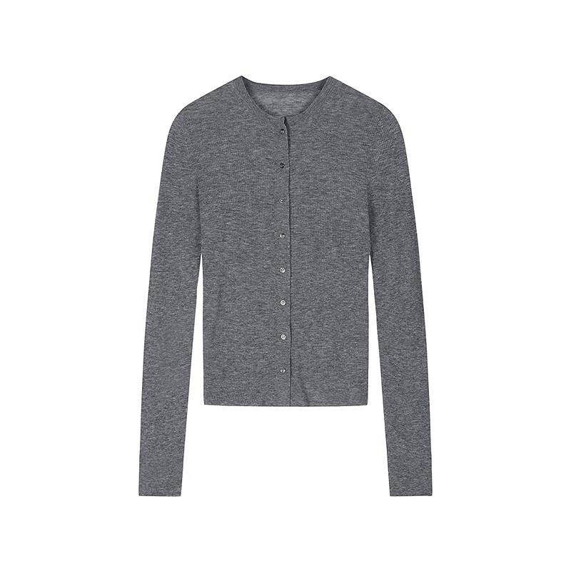 JNBY Women's Slim Fit 100% Wool Knit Cardigan