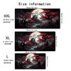 Red Moon Scenery Mouse Pad Large AntiSlip Rubber Gaming Mousepad Durable Thick Seam Edge Suitable For Office Gaming Desk Mats