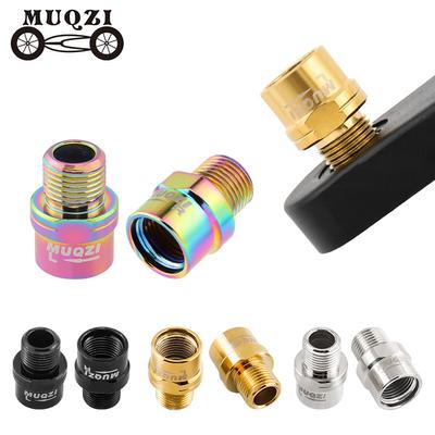 MUQZI Bike Pedals Adapters Spacers Anti Corrosion Bike Pedal Extender Adapter Left Right Signs Cycling Accessories