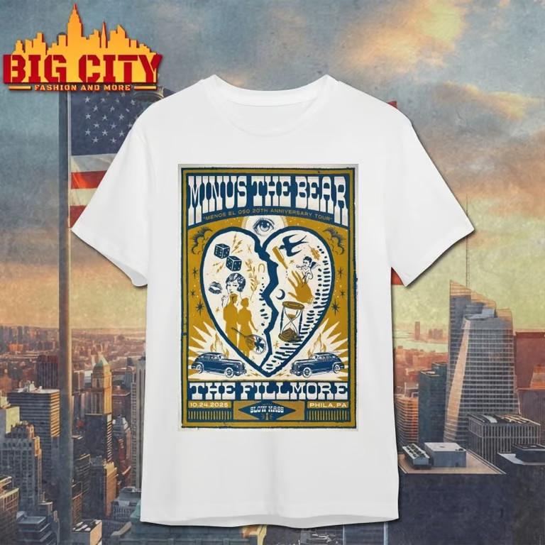 Minus The Bear Oct 24 2025 Poster T-Shirt Unisex T-Shirt M