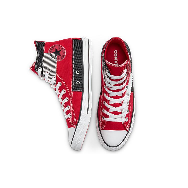 Chuck Taylor All Star Converse High 'Patchwork - Rosso Universitario' 168591C