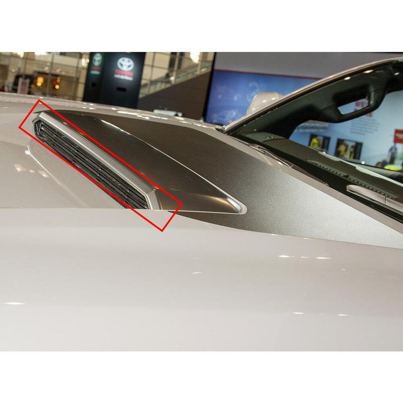 Front Engine Machine Grille Grill Upper Hood Stick Lid Trim Lamp For Toyota Tacoma 2015 2016 2017 2018