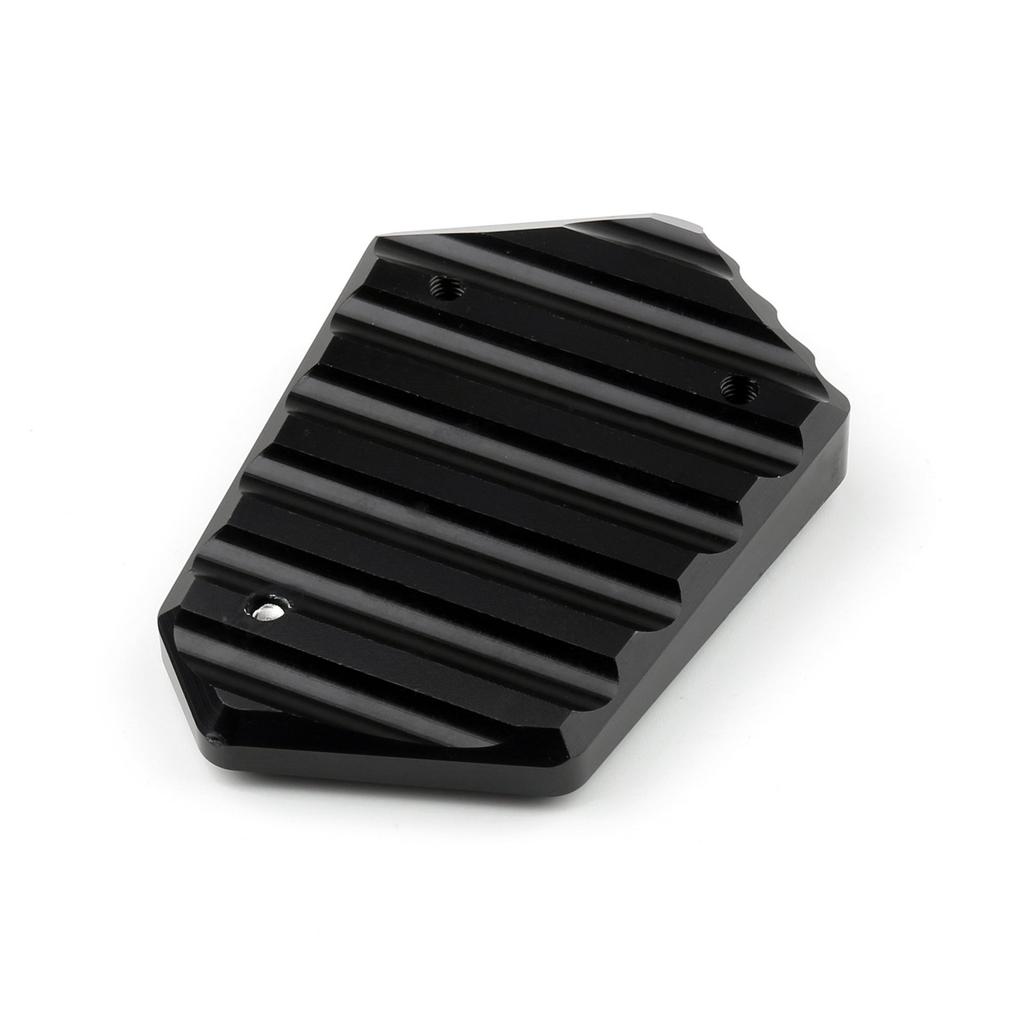 Bruce & Shark Side Stand Kickstand Plate Pad End for NC700S/X FORZA300 CB400 CBR250R X-ADV Motorcycle Motorcycle Black